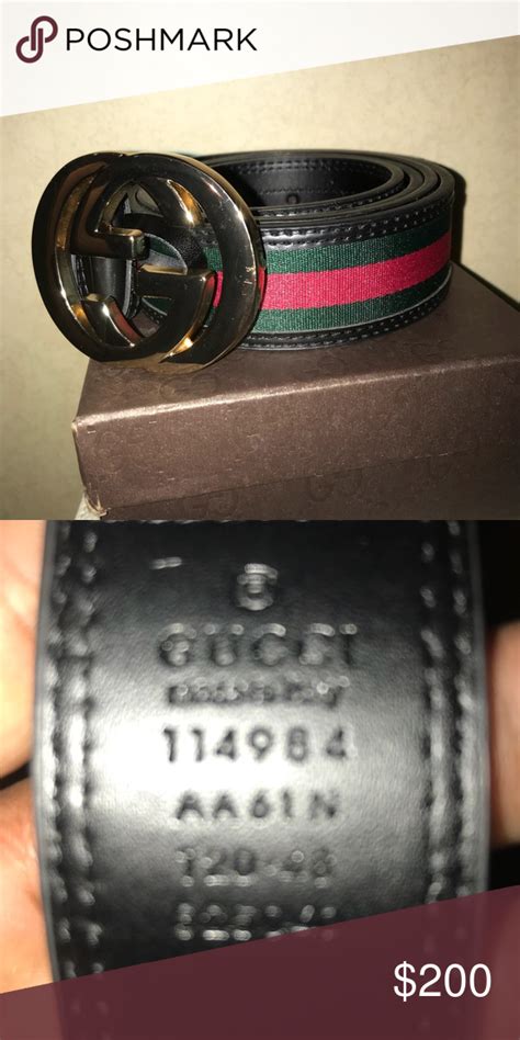 authentic gucci belt stamp.